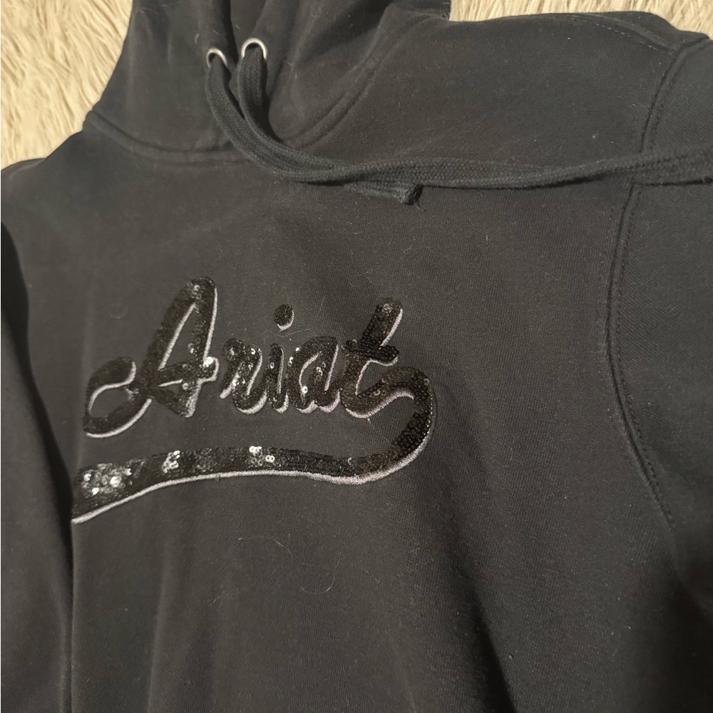 Ariat Black Sweatshirt with Sequin Detail